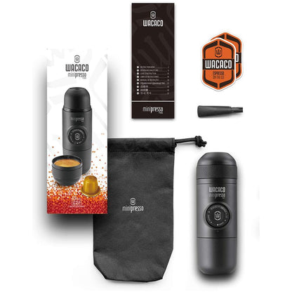 Minipresso NS: macchina da caffè portatile per l'espresso in movimento