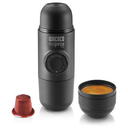 Minipresso NS: macchina da caffè portatile per l'espresso in movimento